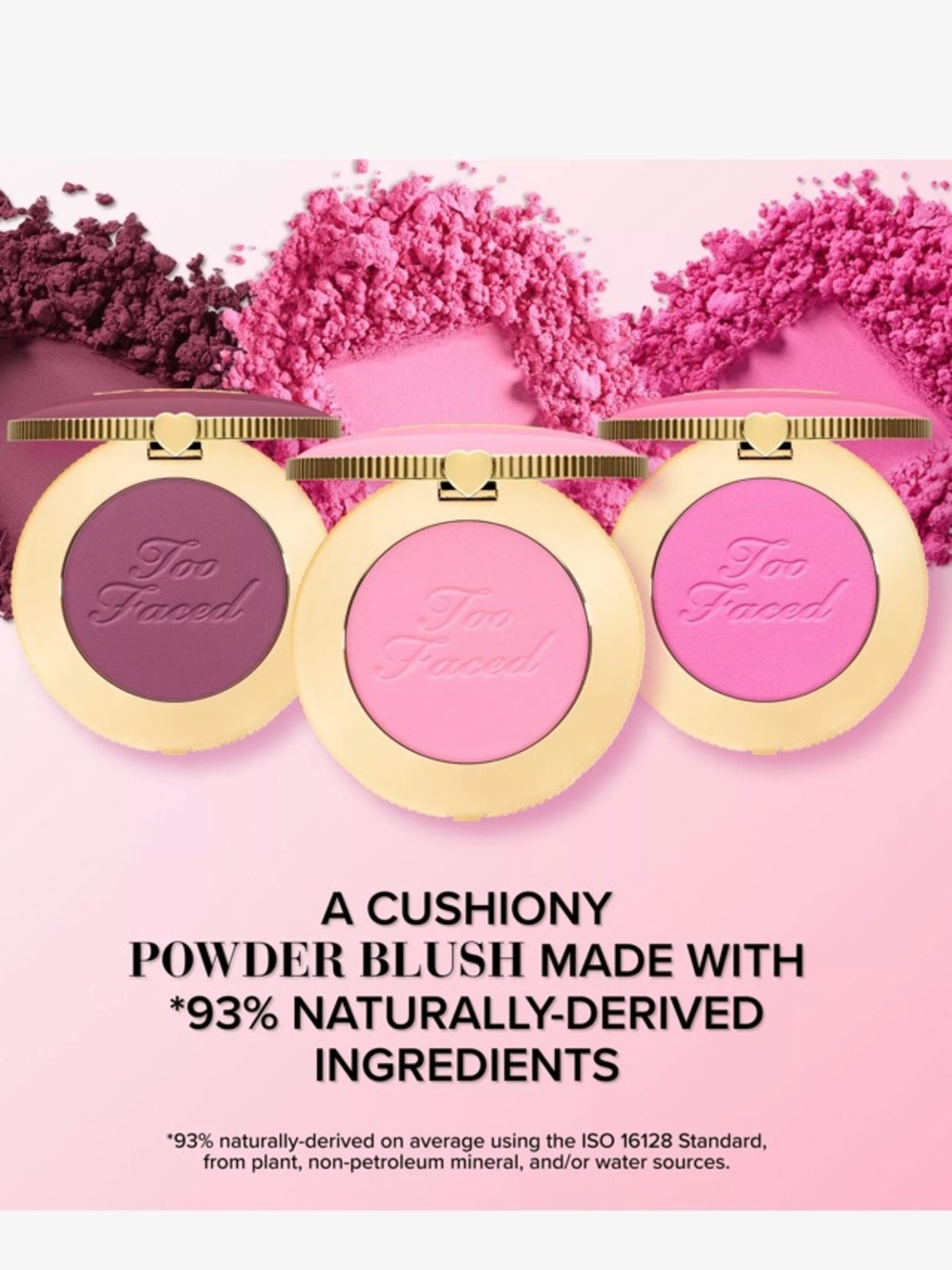 Too Faced Cloud Crush Blurring Powder Blush Super Candy Clouds New in Box - Picture 6 of 7